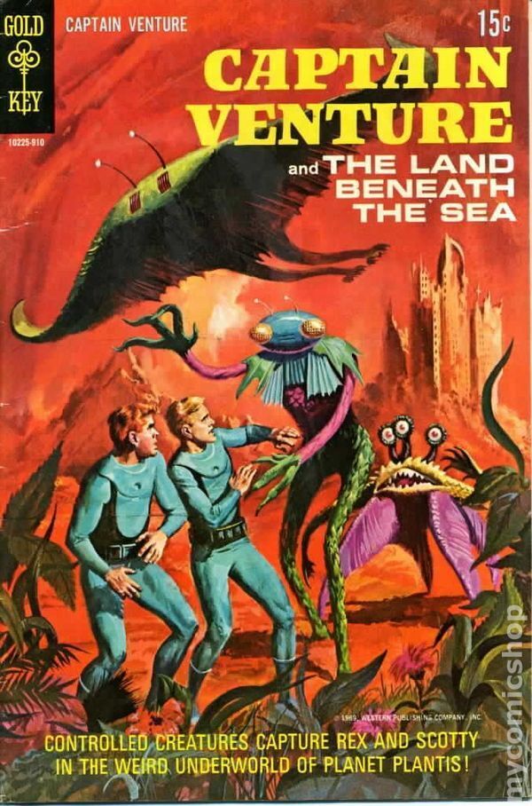 Captain Venture and the Land Beneath the Sea #2 FN 1969 Stock Image