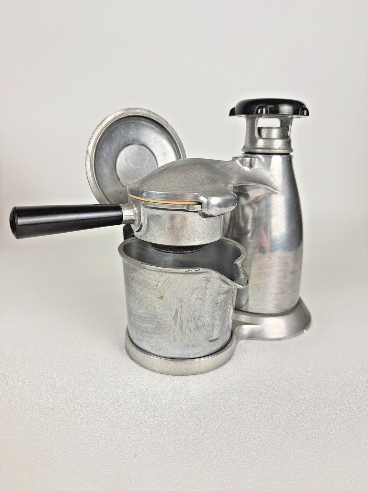 Vintage Vesuviana Stovetop Espresso Coffee Maker Made In Italy, Complete Set. Vintage Vesuviana Stovetop Espresso Coffee Maker Made In Italy, Complete Set.
