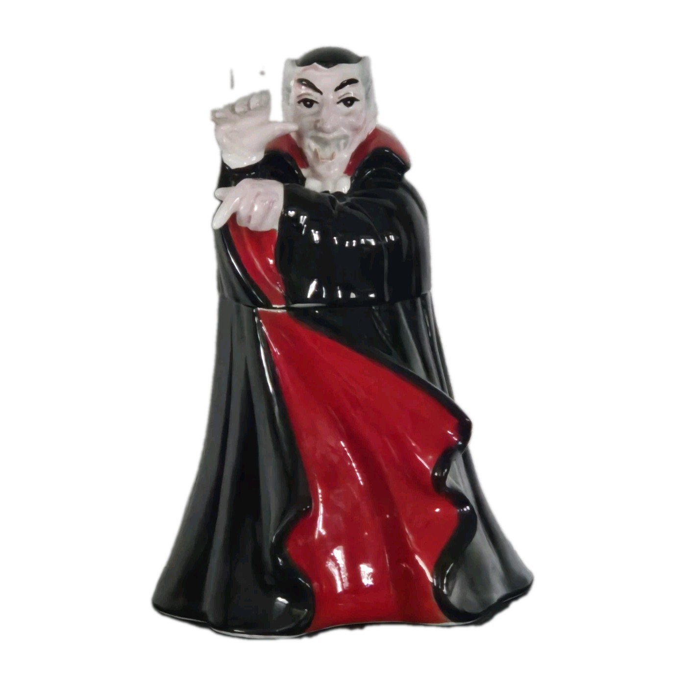 RARE VTG FF FITZ & FLOYD JAPAN DRACULA/ VAMPIRE TREAT/ COOKIE JAR HALLOWEEN RARE VTG FF FITZ & FLOYD JAPAN DRACULA/ VAMPIRE TREAT/ COOKIE JAR HALLOWEEN