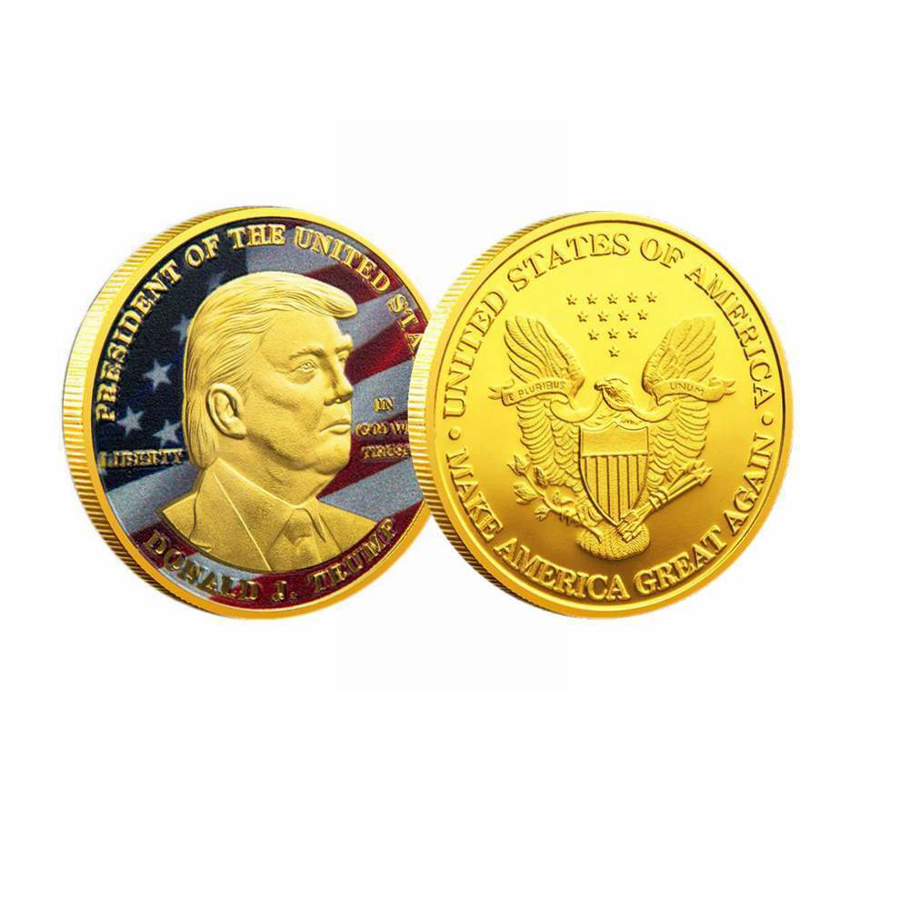 2024 President Donald Trump EAGLE USA Flag Commemorative Coin