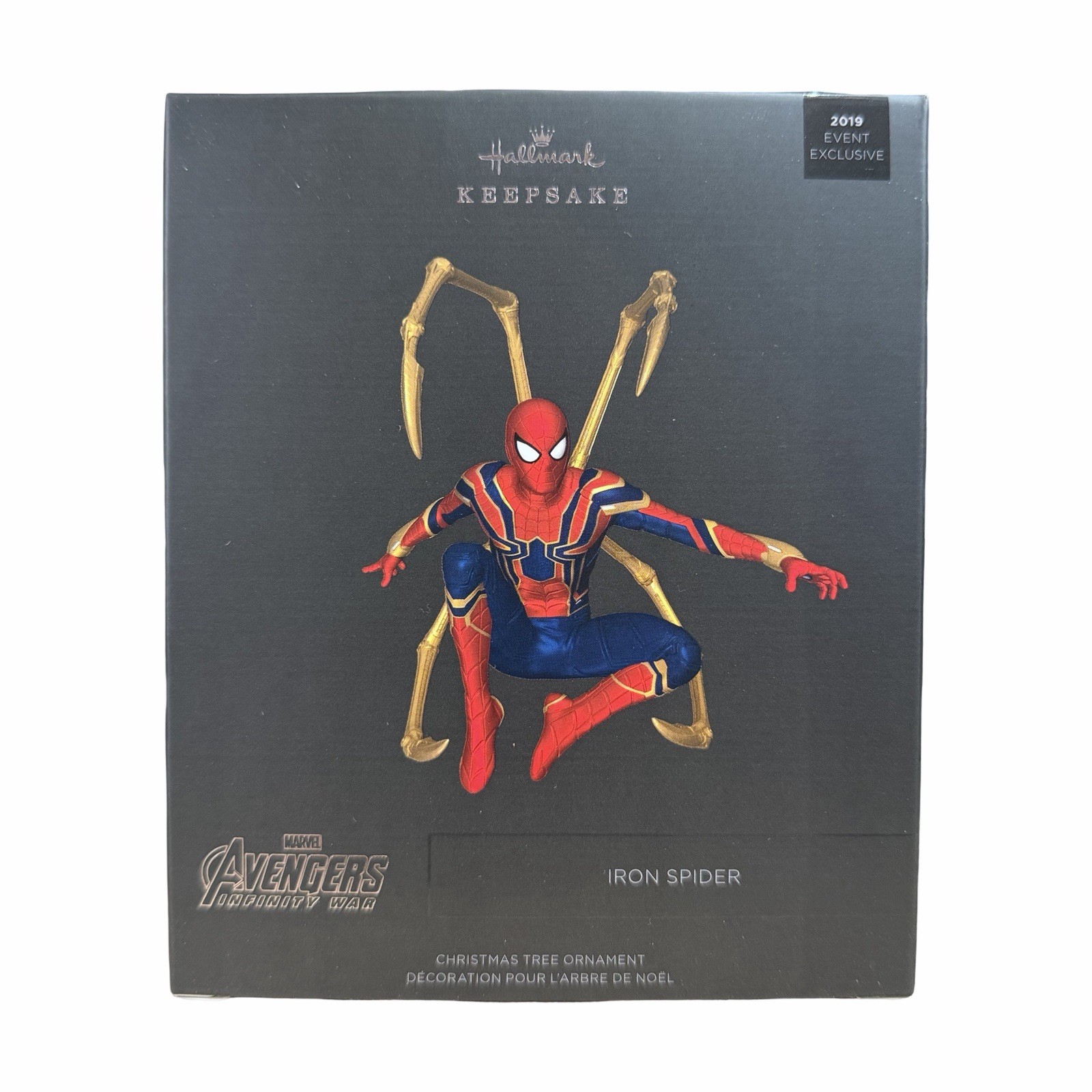 2019 Hallmark Pop Minded Marvel Iron Spider Ornament - Spider-Man - Exclusive 2019 Hallmark Pop Minded Marvel Iron Spider Ornament - Spider-Man - Exclusive