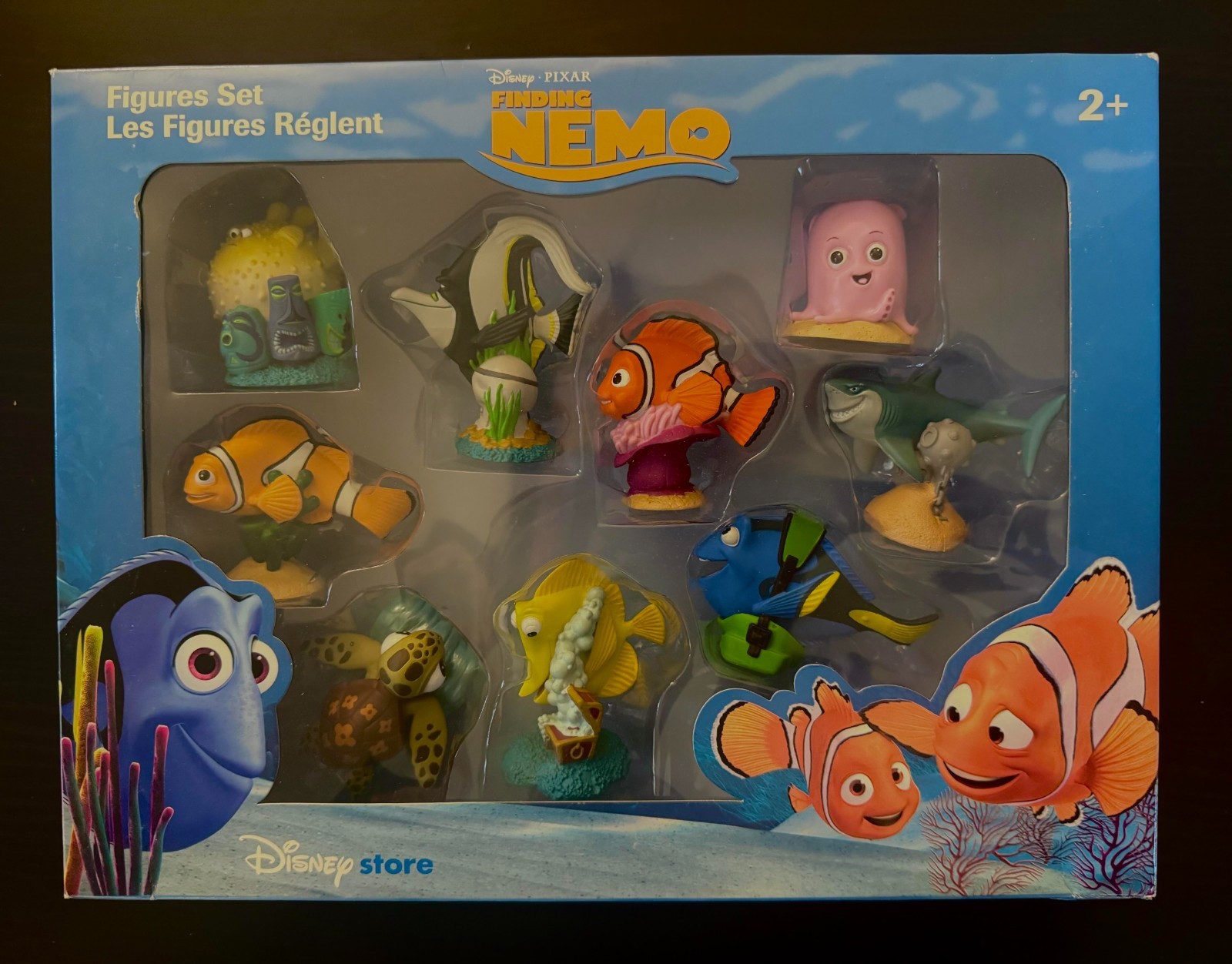 Disney Store Finding Nemo Figures Set 9 Figure Vintage Pixar Playset Dory Nemo Disney Store Finding Nemo Figures Set 9 Figure Vintage Pixar Playset Dory Nemo