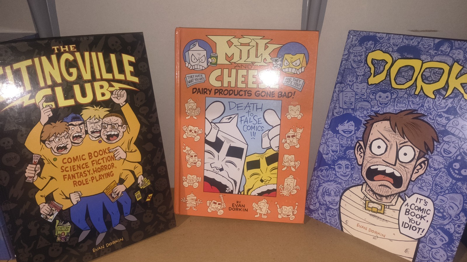 Evan Dorkin collection Dork, Milk & Cheese, The Eltingville Club Hardcover Evan Dorkin collection Dork, Milk & Cheese, The Eltingville Club Hardcover
