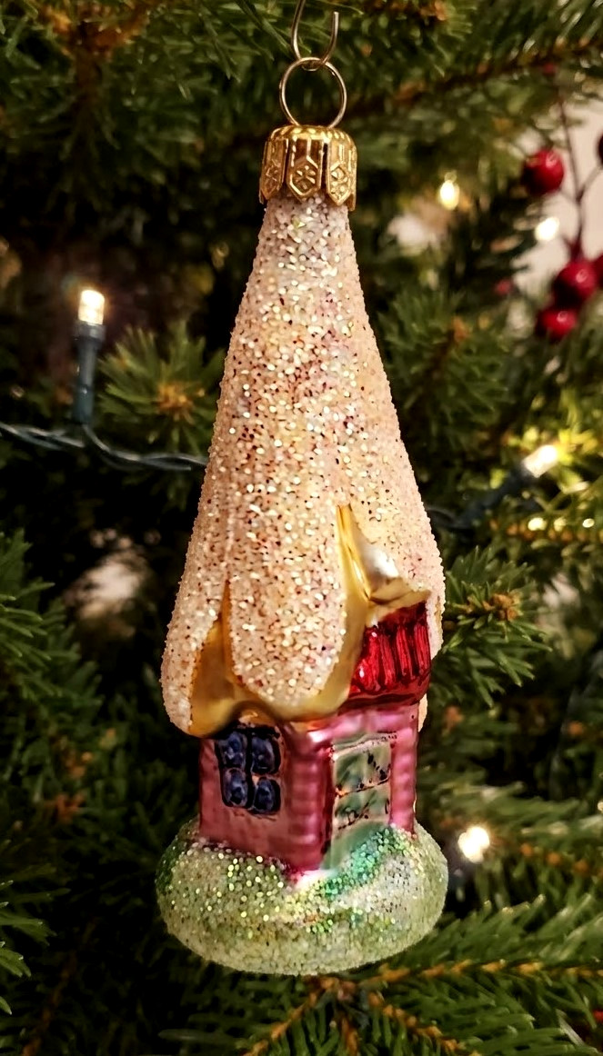 NWT Retired Christopher Radko 1995 Ice House 4” Christmas Ornament RARE