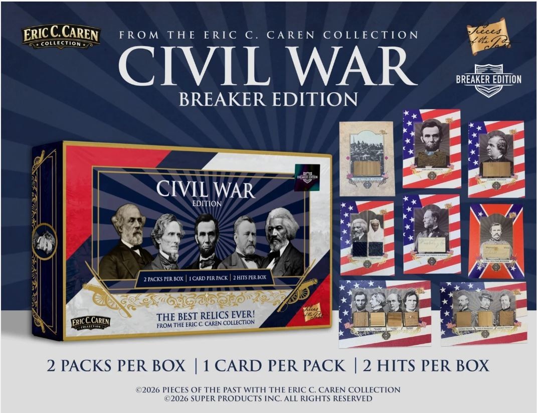 2026 Pieces of the Past Caren's Civil War Breaker Edition Box + BONUS PACK 2026 Pieces of the Past Caren's Civil War Breaker Edition Box + BONUS PACK