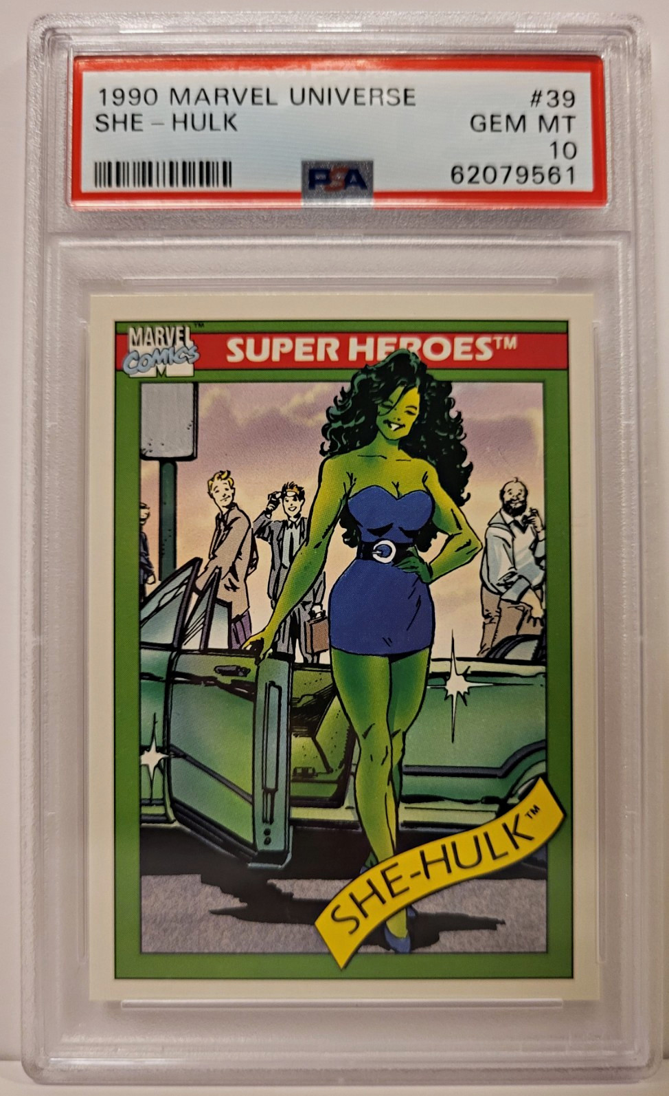 PSA 10 1990 Marvel Universe Impel She-Hulk #39 GEM MINT Trading Card
