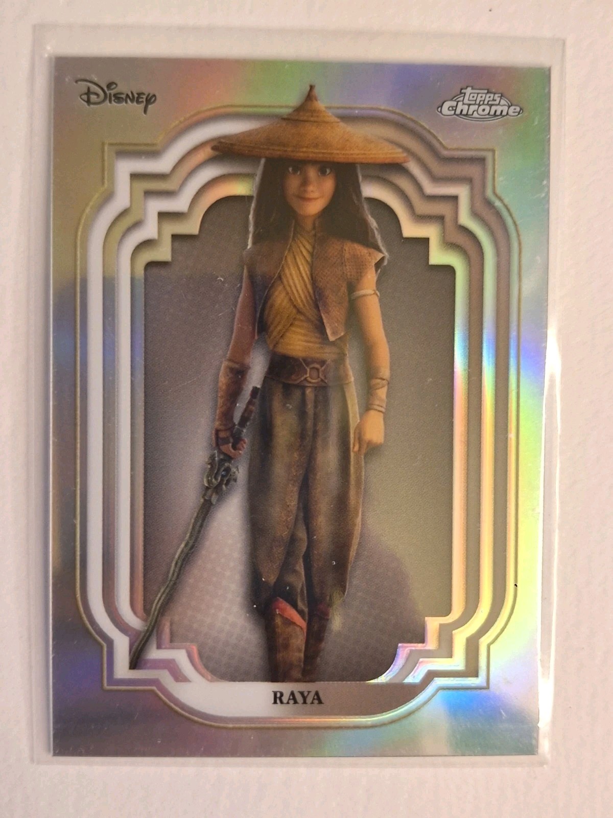 RAYA 2024 Topps Chrome Disney Silver Refractor Card #174 NM/MT RAYA 2024 Topps Chrome Disney Silver Refractor Card #174 NM/MT
