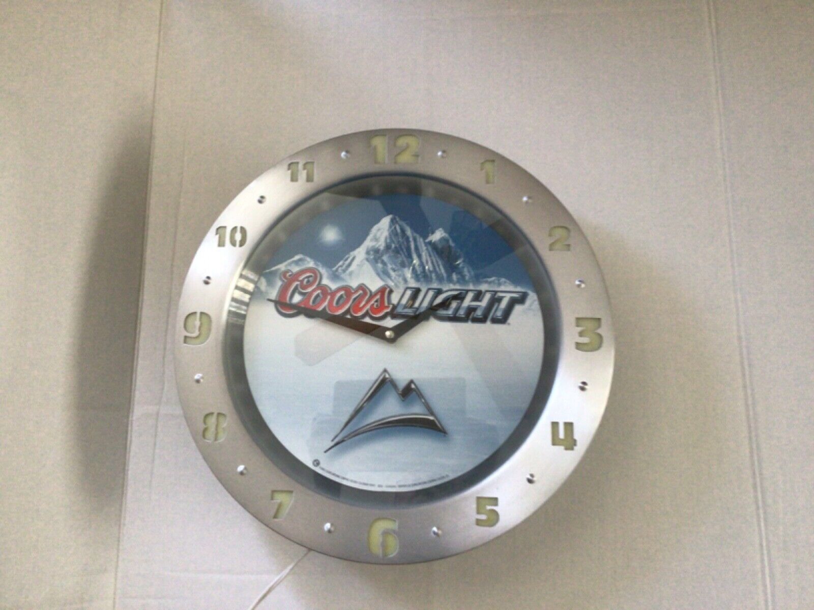 Coors Light Clock - Lighted