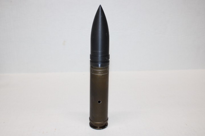 REPLICA AH-64 Apache Helicopter 30mm PROJECTILE REPLICA black penetrator tip A REPLICA AH-64 Apache Helicopter 30mm PROJECTILE REPLICA black penetrator tip A