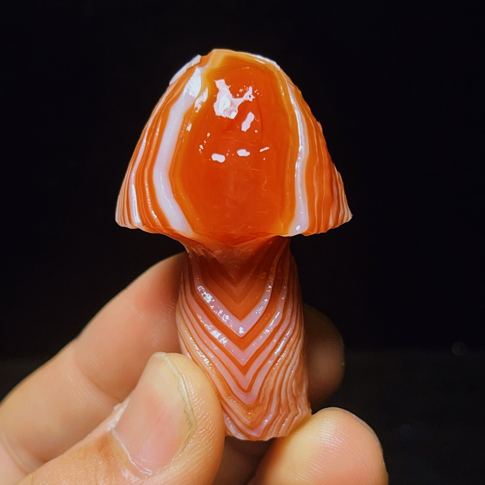 Rare 49G Natural Gobi Agate Eyes Agate Crystal Stone Healing Madagascar L4707