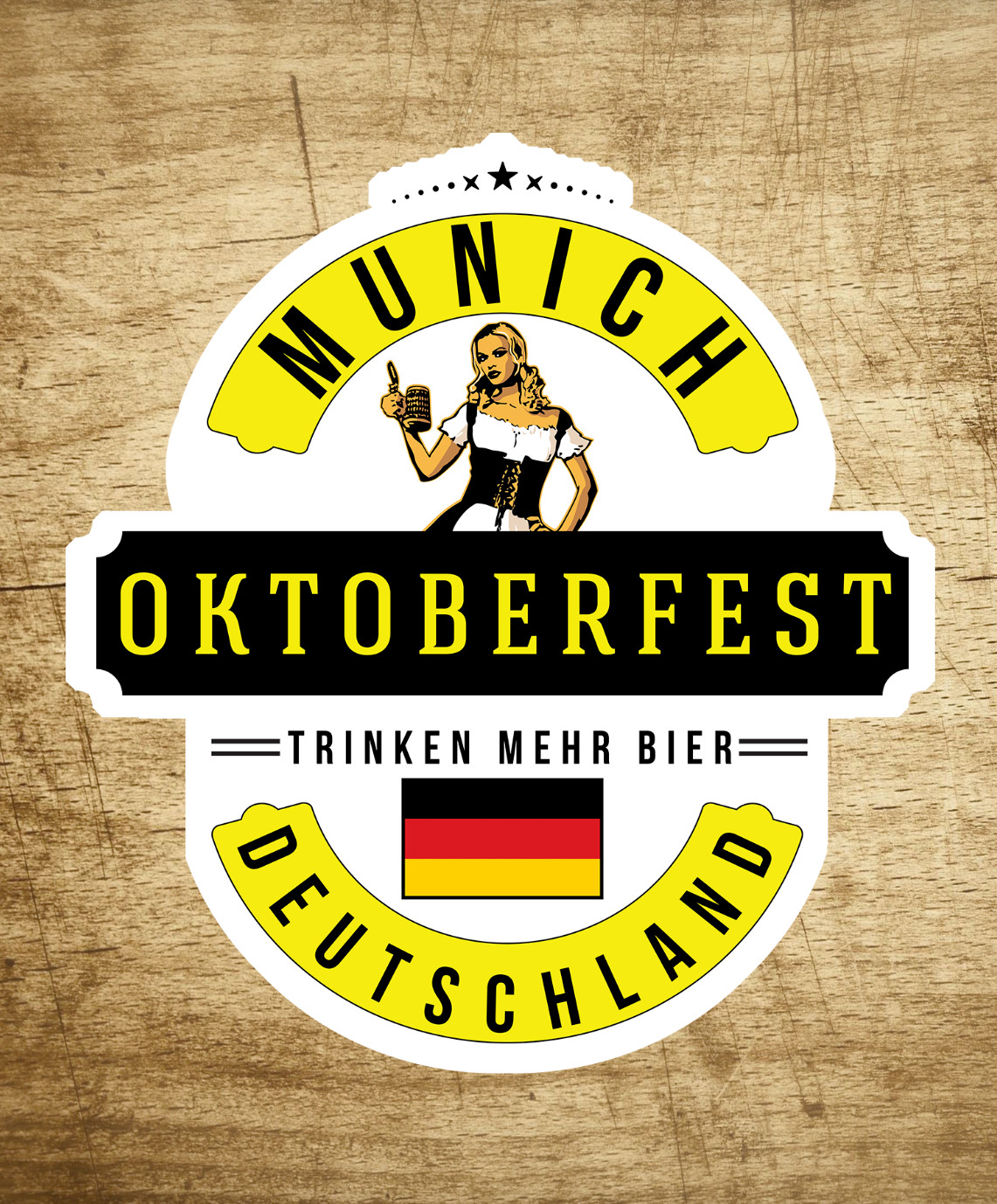 Oktoberfest Octoberfest Munchen Munich Decal Sticker 3.25" Germany Oktoberfest Octoberfest Munchen Munich Decal Sticker 3.25" Germany
