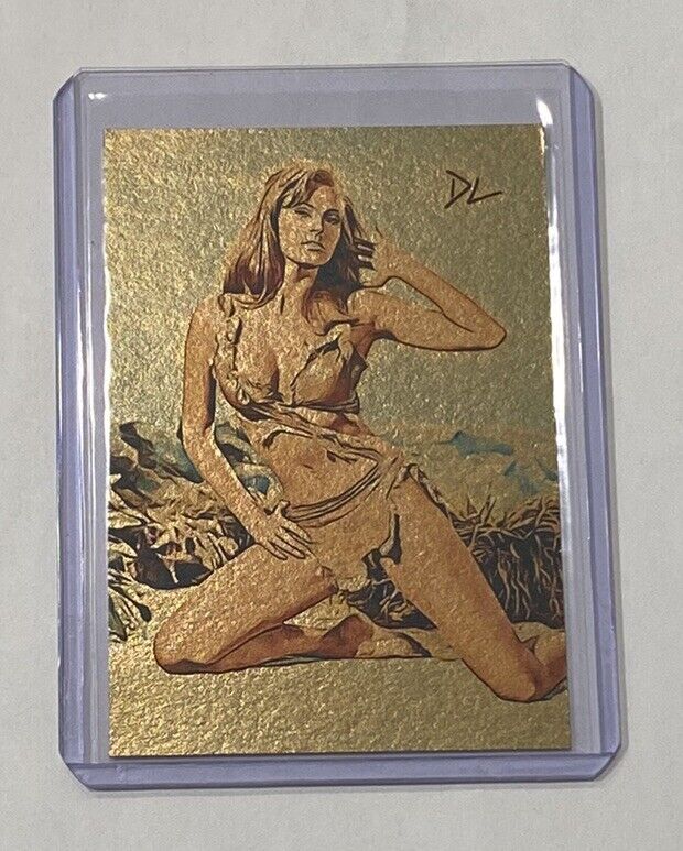 Raquel Welch Gold Plated Artist Signed One Million Years B.C. Trading Card 1/1