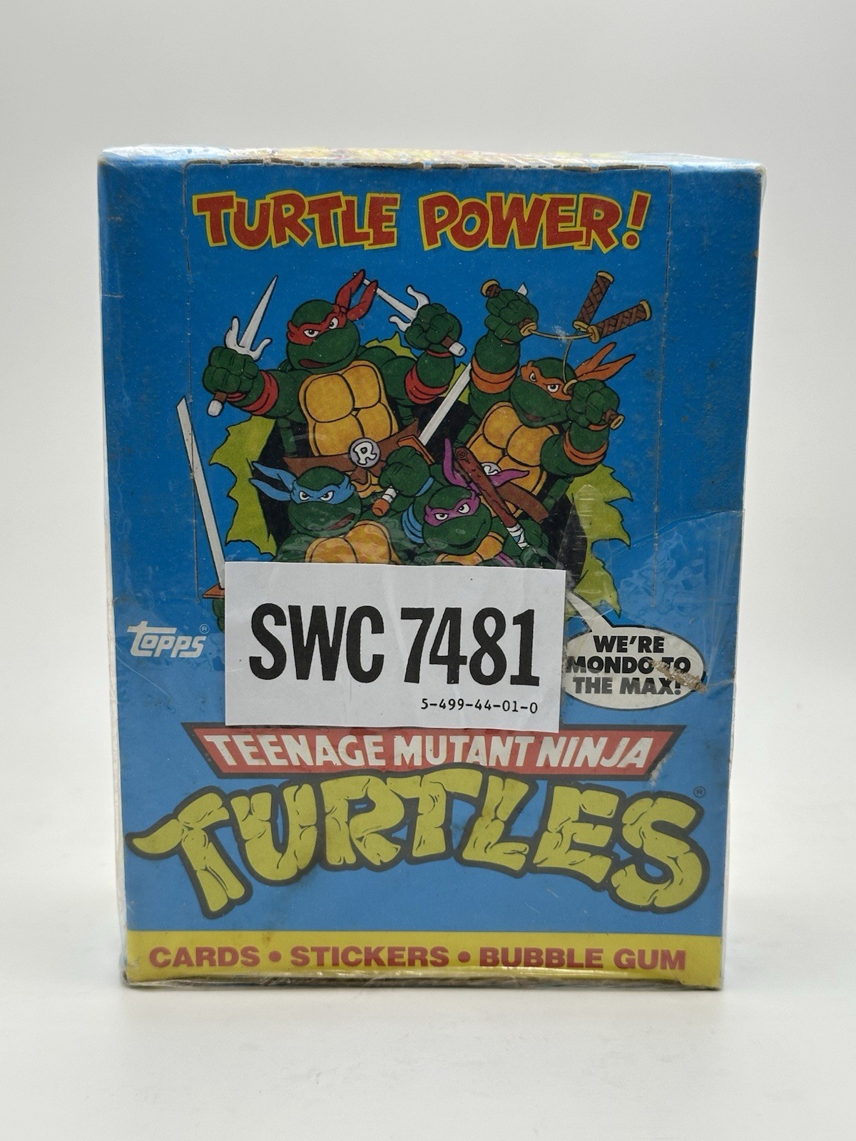 1989 Topps Teenage Mutant Ninja Turtles TMNT Trading Card Box, 48 Wax Packs, NOS