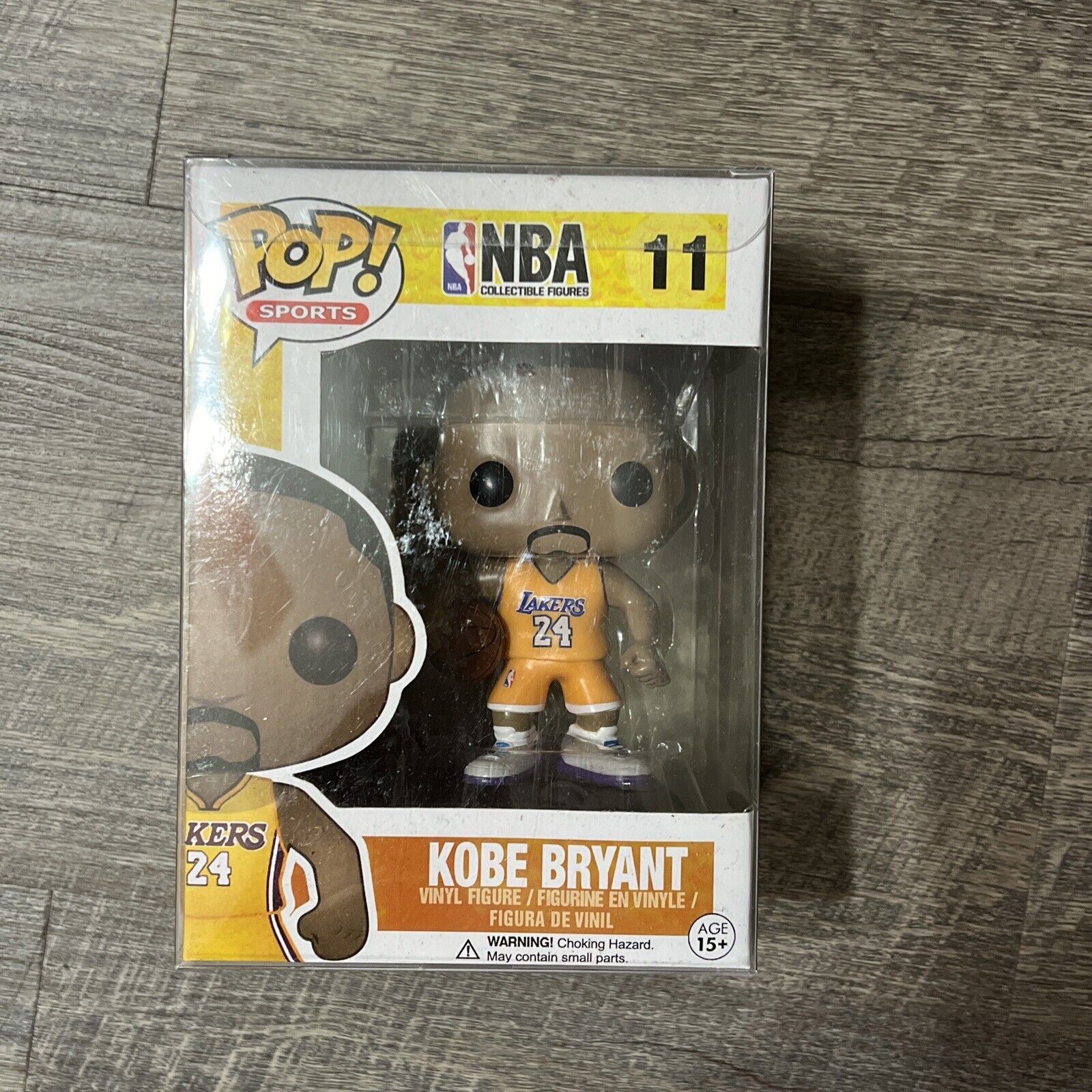 Funko Pop NBA #11 Kobe Bryant 24 Yellow Jersey 100% Authentic Rare Vaulted