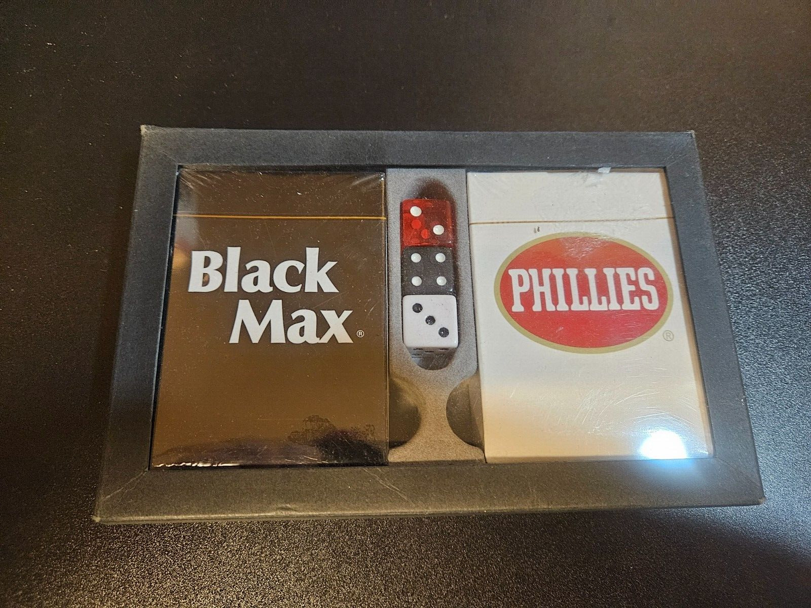 BLACK MAX/PHILLIES - Card and Dice Set - 2 Decks of /Cards and 3 Dice - New