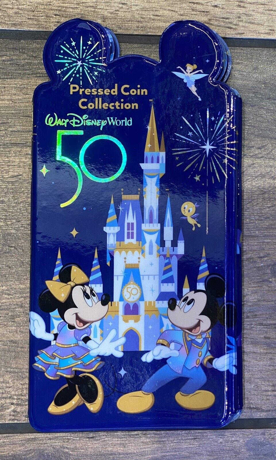 Walt Disney World 50th Anniversary Mickey Pressed Coin Penny Quarter Book NEW
