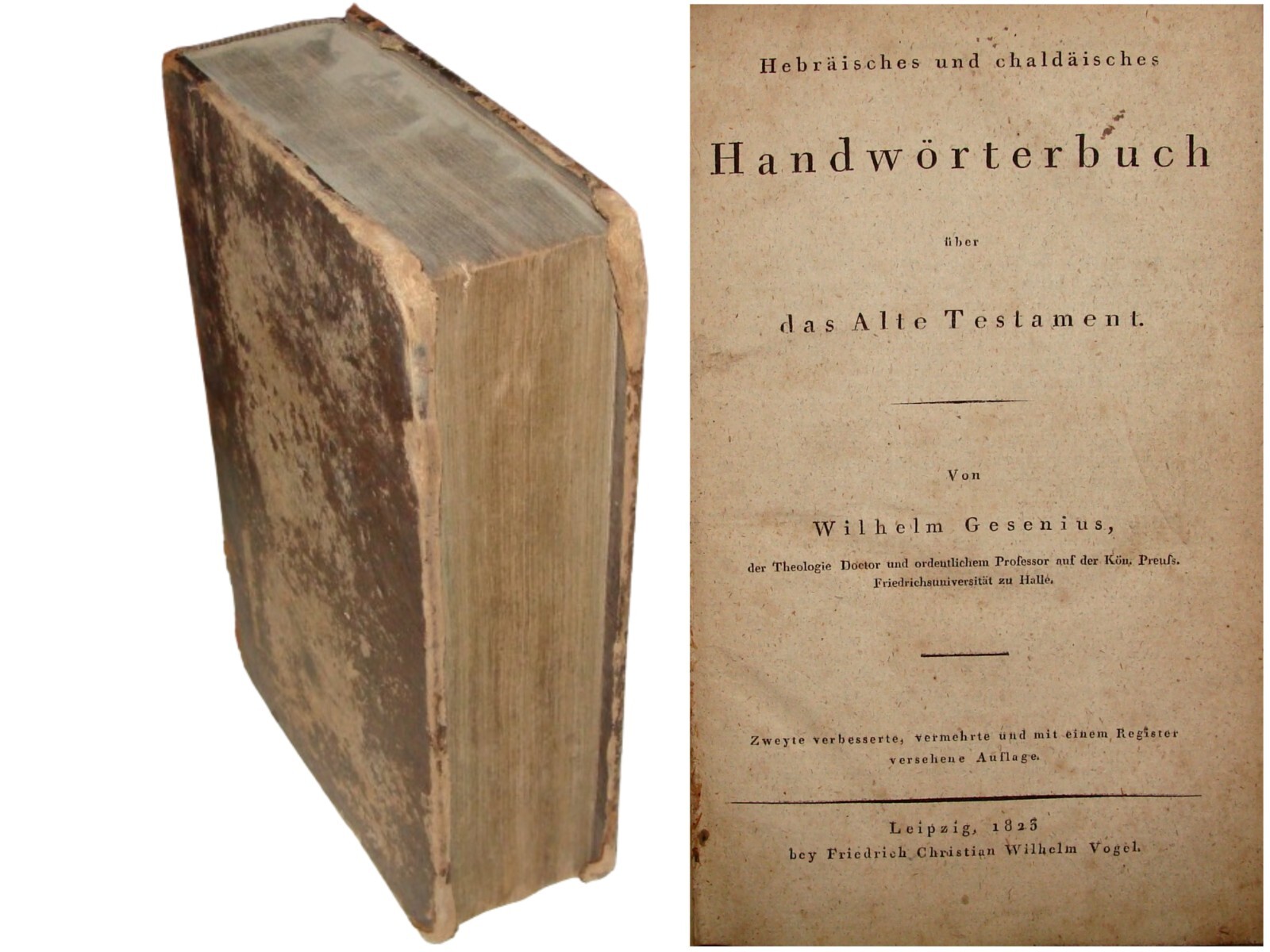 Germany Book Jewish Judaica Antique 1823 Hebrew Dictionary Bible Biblical German Germany Book Jewish Judaica Antique 1823 Hebrew Dictionary Bible Biblical German