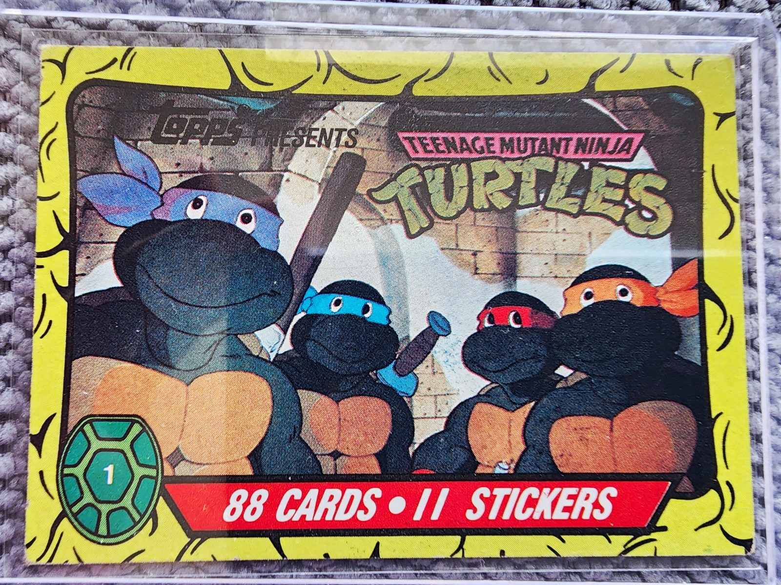 Topps 1989 TMNT Trading Cards 13-All 4 Turtles, Shredder, Footclan And More Topps 1989 TMNT Trading Cards 13-All 4 Turtles, Shredder, Footclan And More