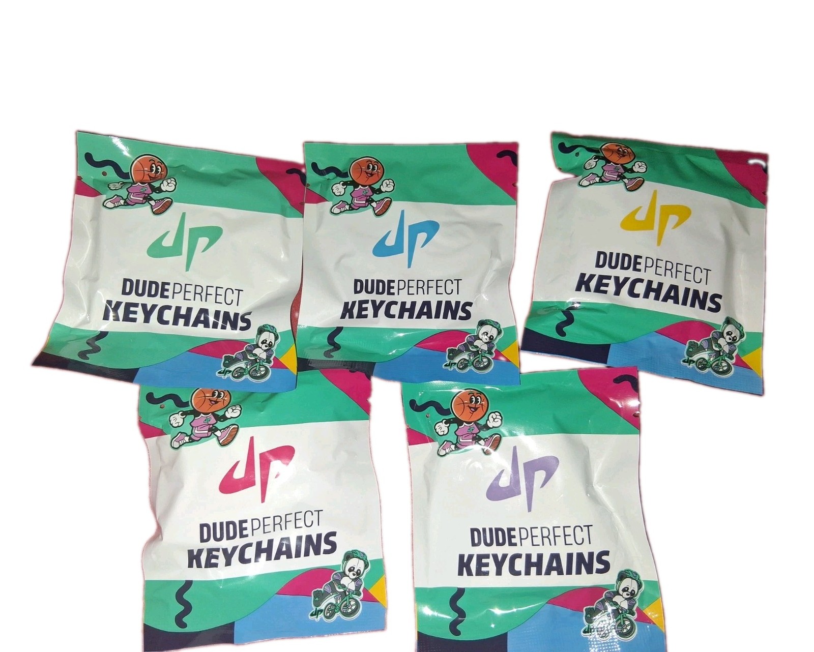 Lot of 5 Dude Perfect Keychains DP-Key 011, 012, 013, 014, 015 NEW SEALED Lot of 5 Dude Perfect Keychains DP-Key 011, 012, 013, 014, 015 NEW SEALED