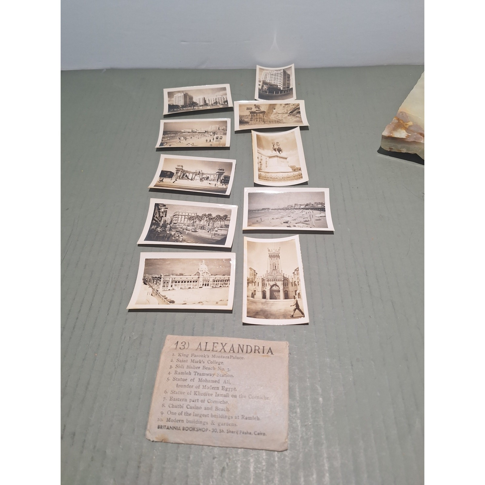 Vintage Alexandria Egypt Photo Lot Britannia Bookshop Souvenir Prints- Estate Vintage Alexandria Egypt Photo Lot Britannia Bookshop Souvenir Prints- Estate