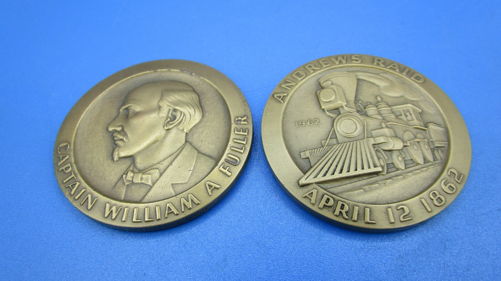 ANDREWS RAID 1962 Andrews Raid Capt. William A Fuller Commemorative Bronze Medal ANDREWS RAID 1962 Andrews Raid Capt. William A Fuller Commemorative Bronze Medal