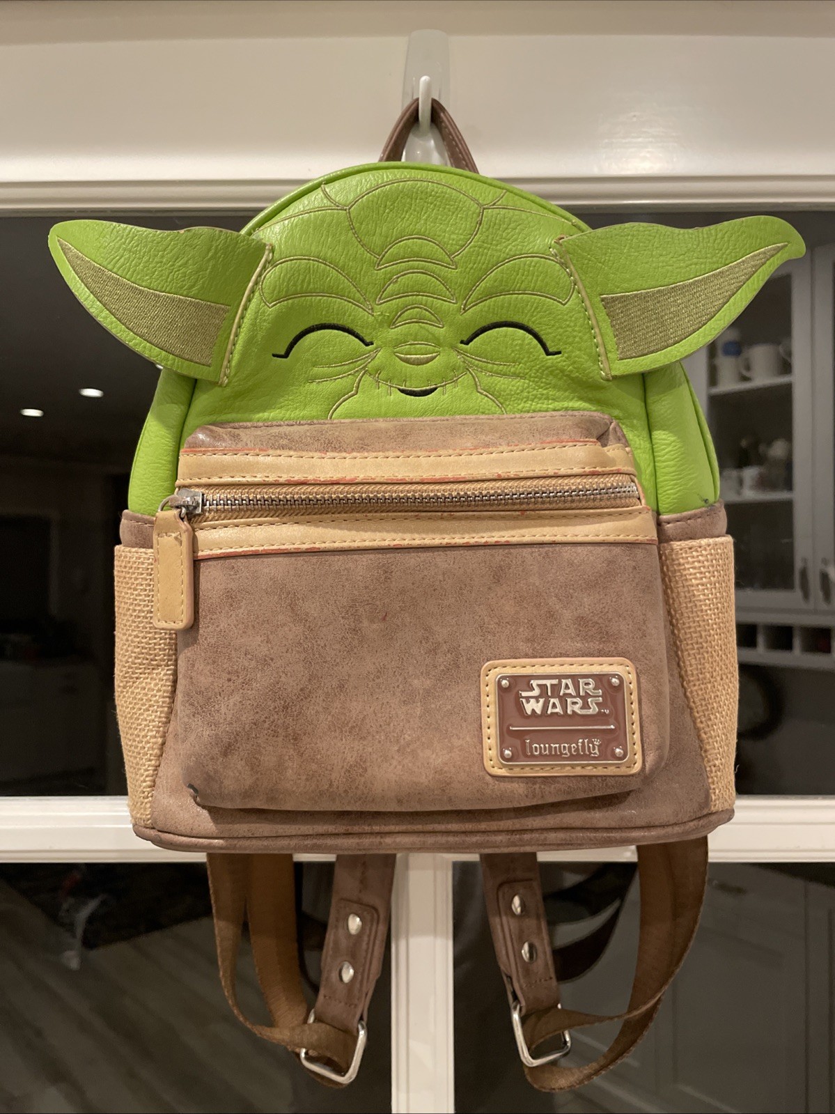Loungefly Disney Star Wars Yoda Mini Backpack Bag Exclusive 