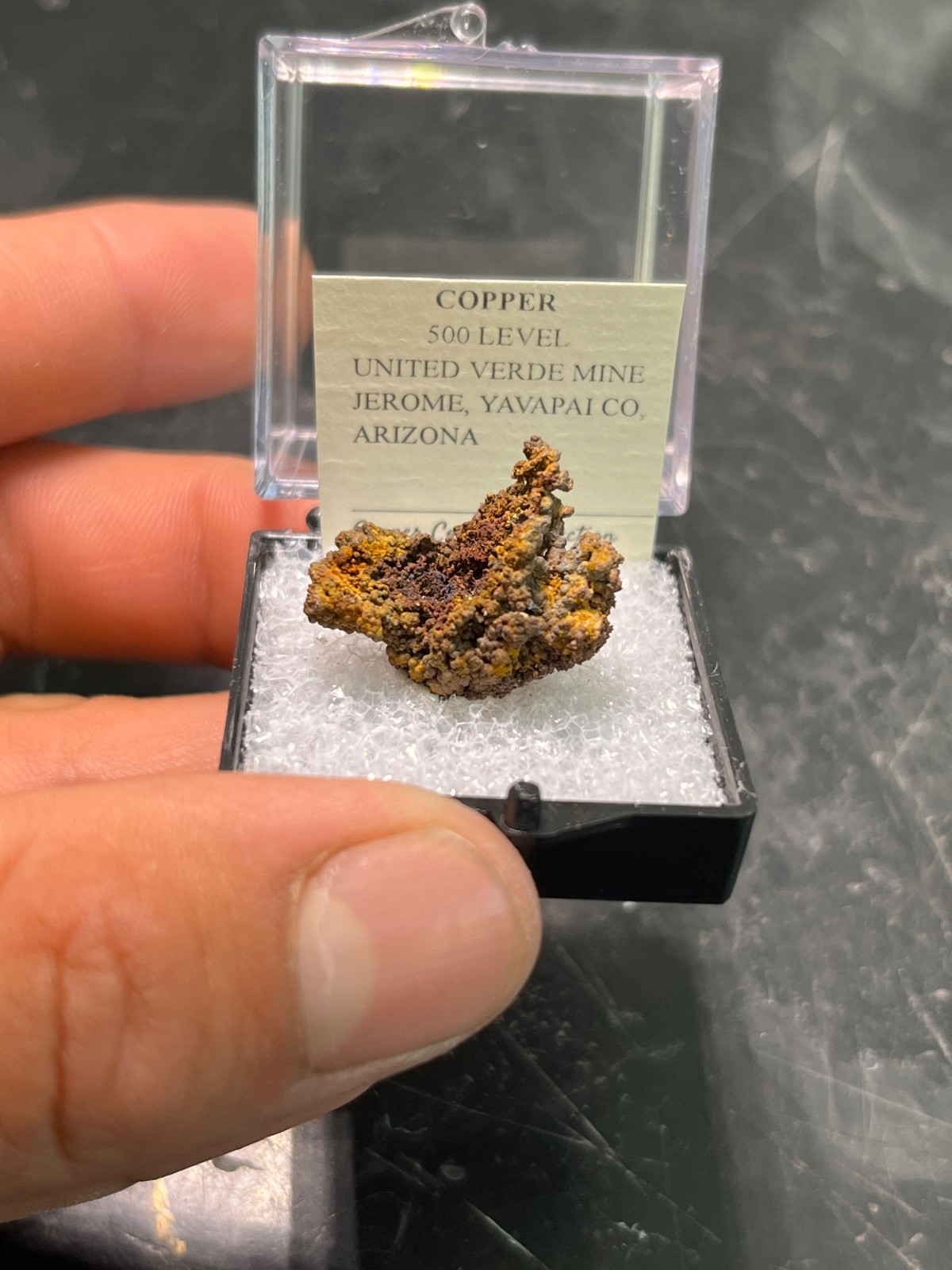 Native Copper, JEROME, United Verde Mine, Yavapai Co, Arizona Native Copper, JEROME, United Verde Mine, Yavapai Co, Arizona