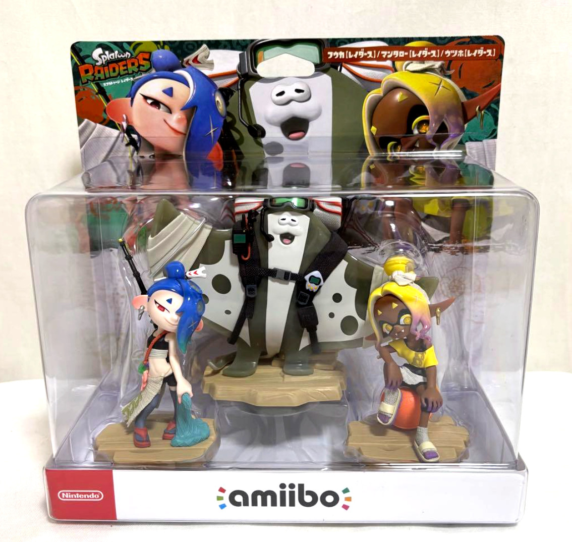 amiibo Splatoon Raiders Set Deep Cut Japan New