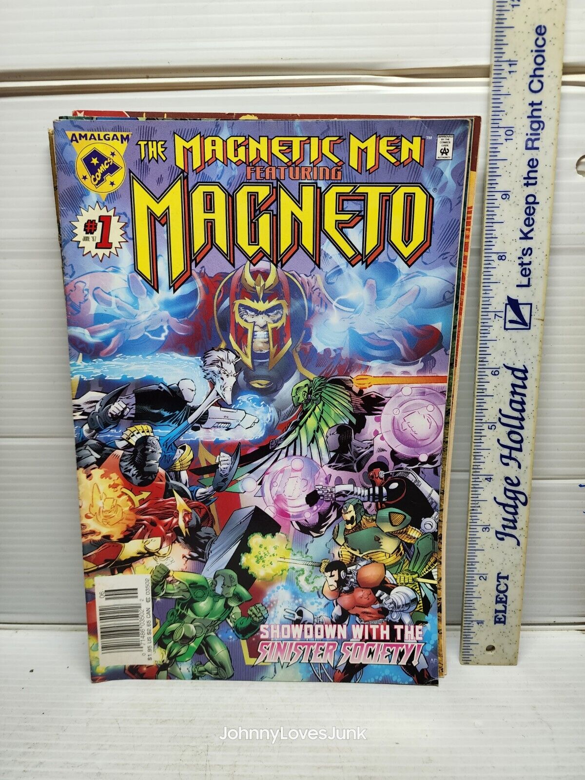 Comic Book The Magnetic Men Featuring Magneto #1 June 97 Amalgam 