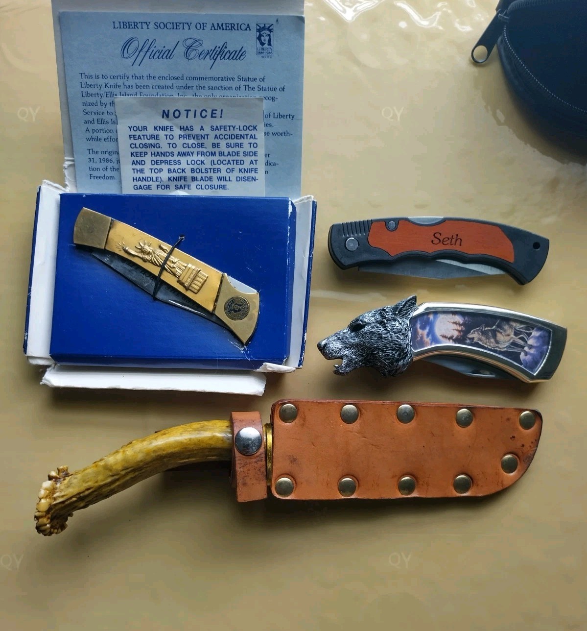 Knife Lot Of 4 Collectible Set Knife Lot Of 4 Collectible Set