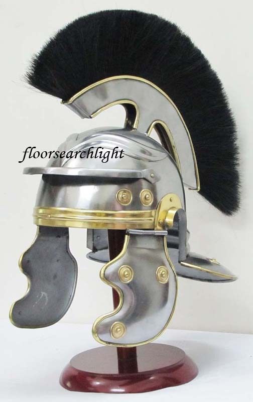 MEDIEVAL ROMAN OFFICER'S CENTURION HELMET - ARMOUR BESANCON VINTAGE HELMET GIFT