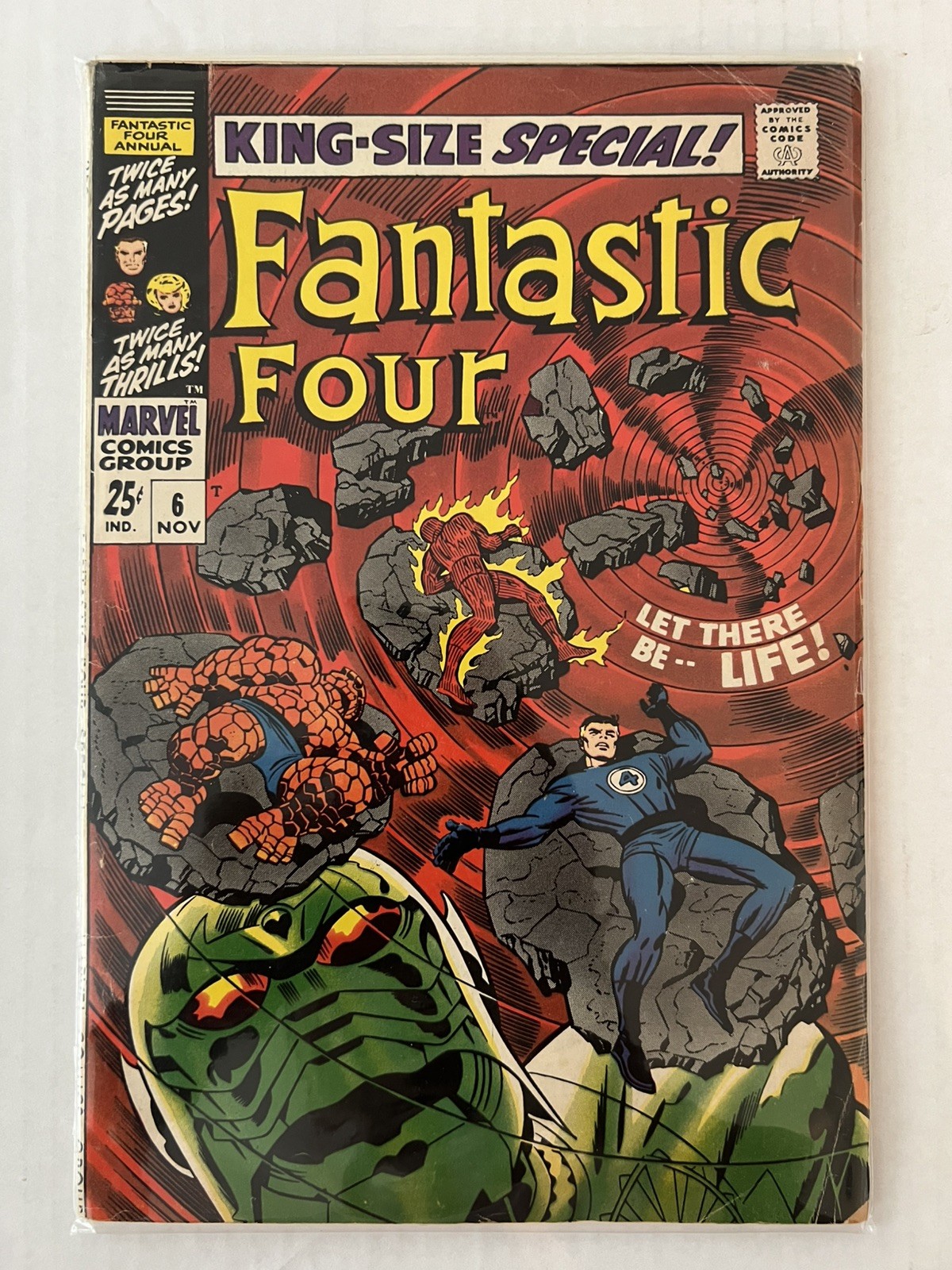 Fantastic Four Annual #6, Marvel Comics 1968, 1st Annihilus & Franklin Richards