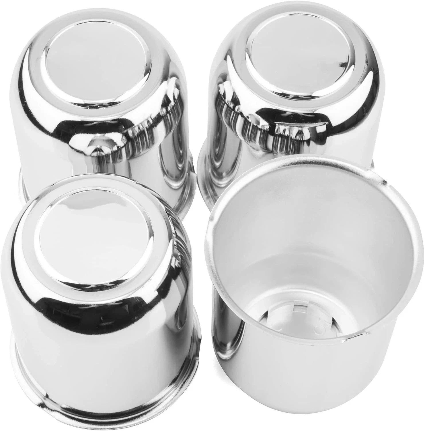 4Pcs 3-3/4 in Trailer Wheel Center Caps Fit 3-3/4" Center Bore Truck Trailer ...