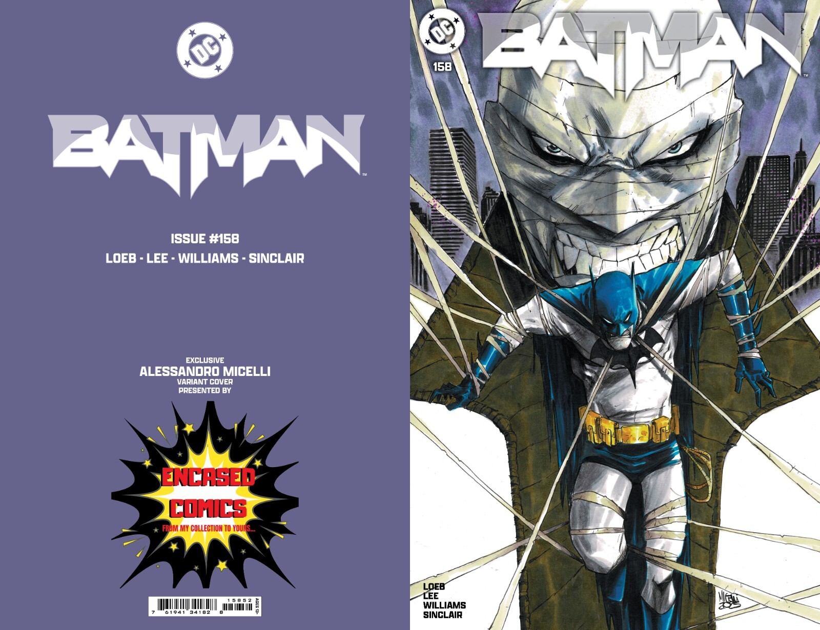 Batman #158 Alessandro Micelli Cover Batman #158 Alessandro Micelli Cover