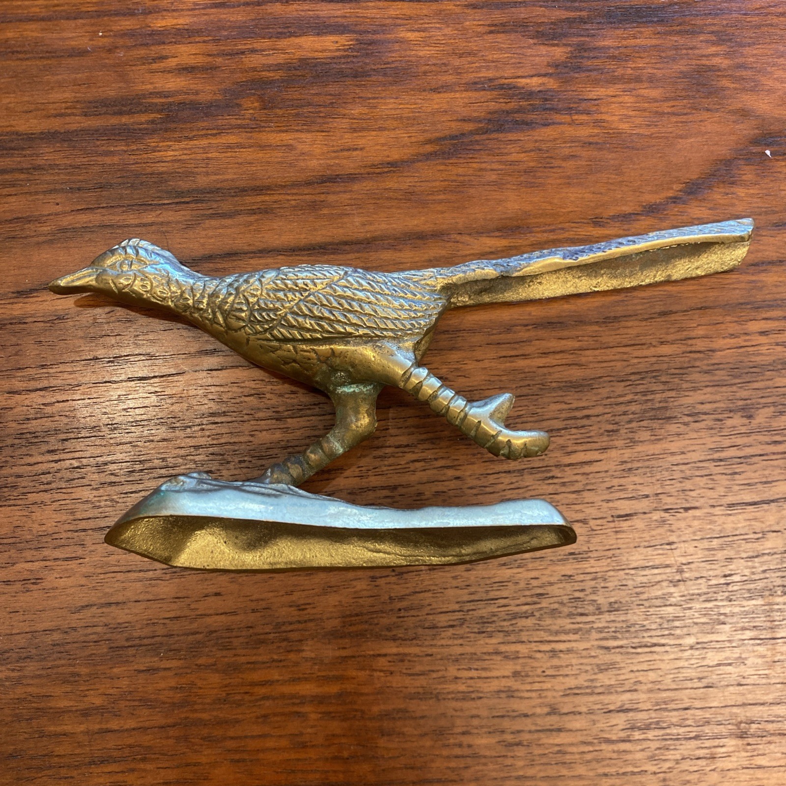 Vintage Mid Century Brass Roadrunner Roadrunner Bird Figure Southwest Vintage Mid Century Brass Roadrunner Roadrunner Bird Figure Southwest