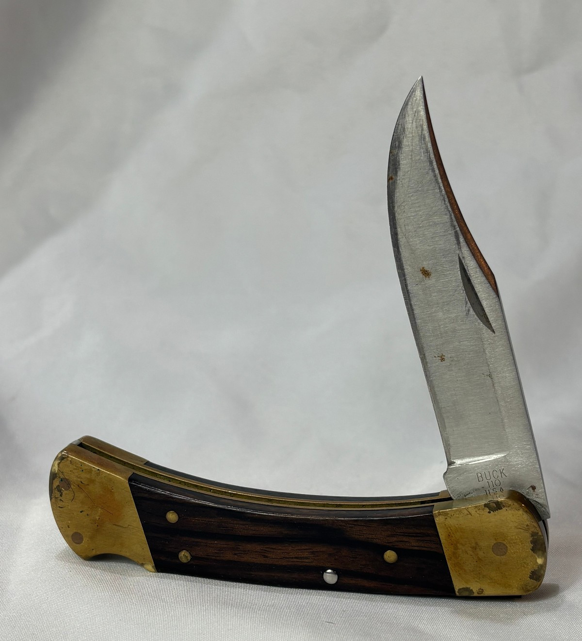 1971-1986 Buck 110 Knife Folding Hunter Single Blade 1971-1986 Buck 110 Knife Folding Hunter Single Blade