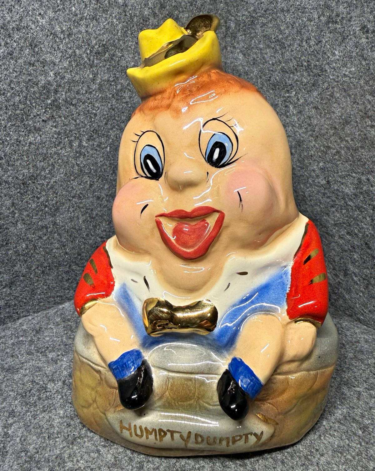 VINTAGE 1995 Carl Pottery Inc. Humpty Dumpty Ceramic Piggy Coin Bank #37/50 VINTAGE 1995 Carl Pottery Inc. Humpty Dumpty Ceramic Piggy Coin Bank #37/50
