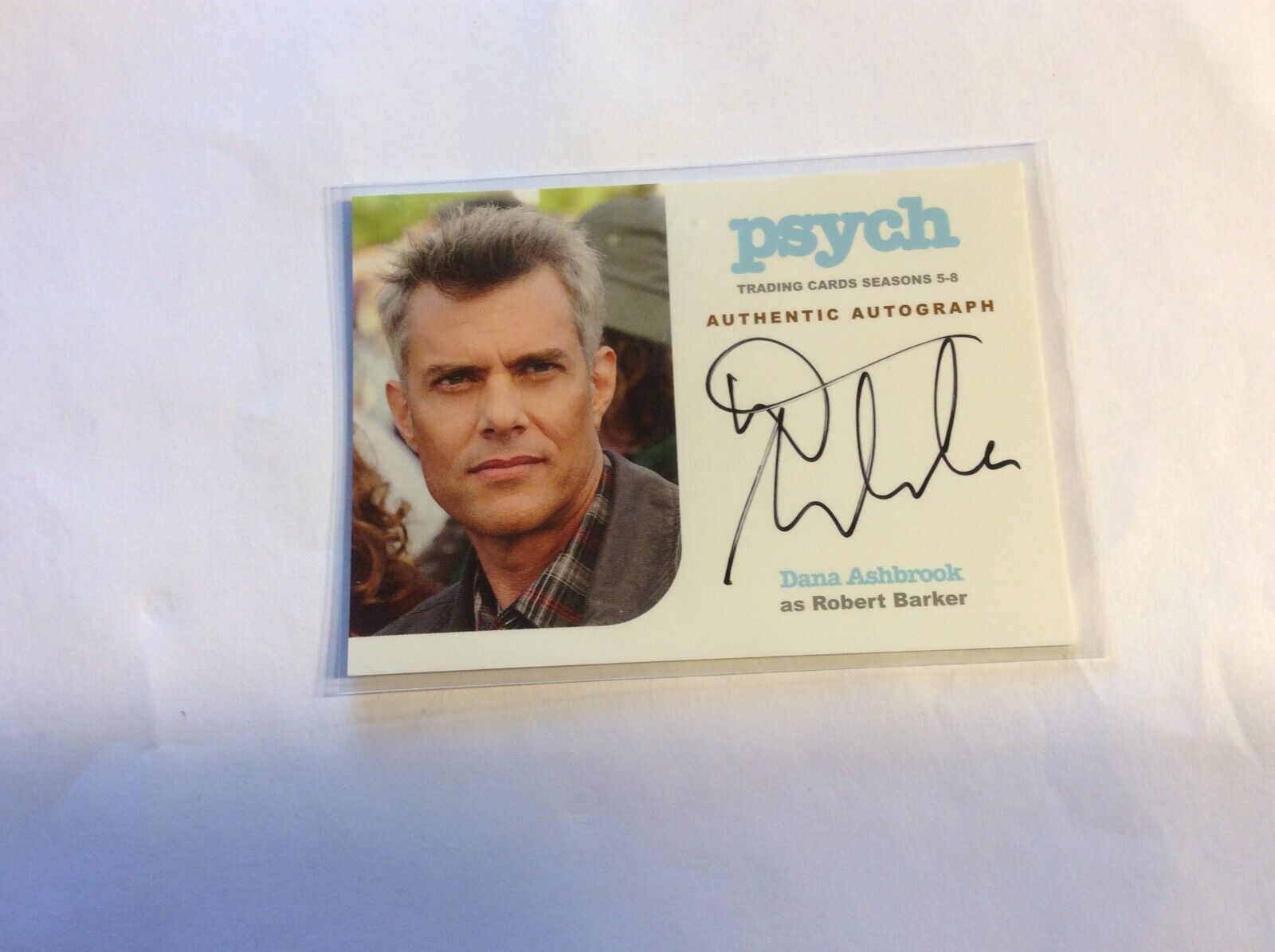 Psych seasons 5-8 autograph insert card DA of Dana Ashbrook as Robert Barker