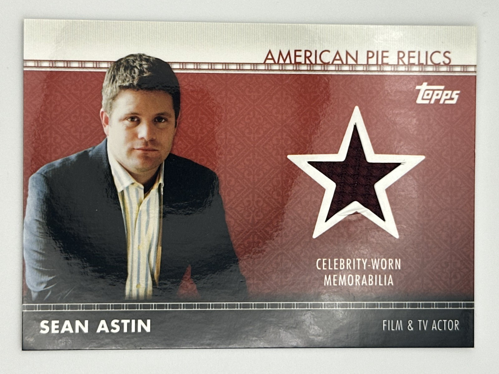 2011 TOPPS AMERICAN PIE SEAN AUSTIN #APR-18 RELICS WORN ITEM 2011 TOPPS AMERICAN PIE SEAN AUSTIN #APR-18 RELICS WORN ITEM