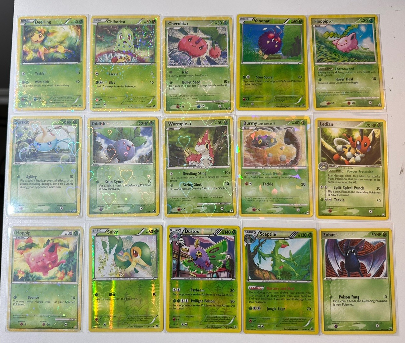 Pokémon Grass Type Lot 2004-2016 Pokémon Grass Type Lot 2004-2016
