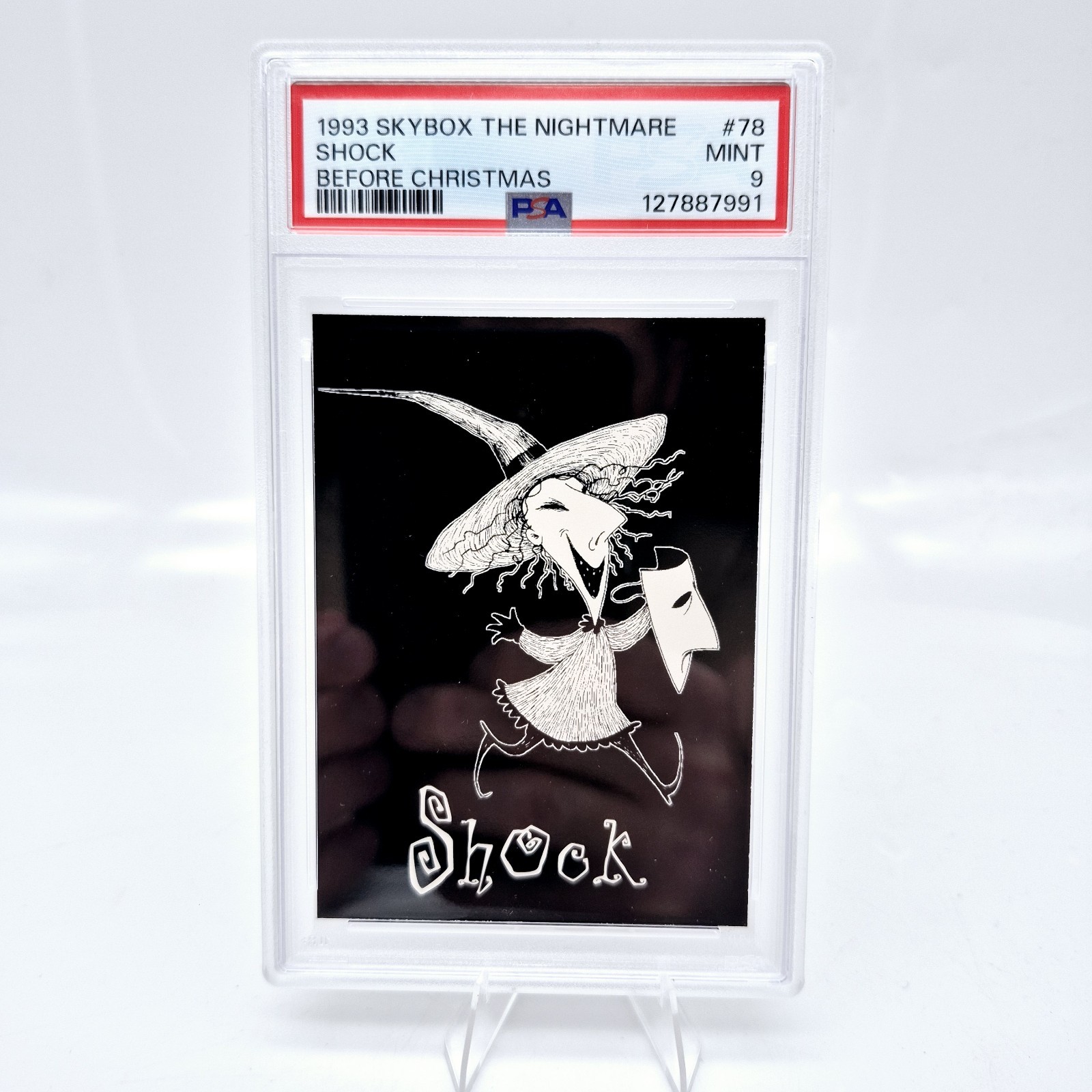 1993 SkyBox Nightmare Before Christmas Shock #78 PSA 9 Pop 4, 1 Higher 1993 SkyBox Nightmare Before Christmas Shock #78 PSA 9 Pop 4, 1 Higher