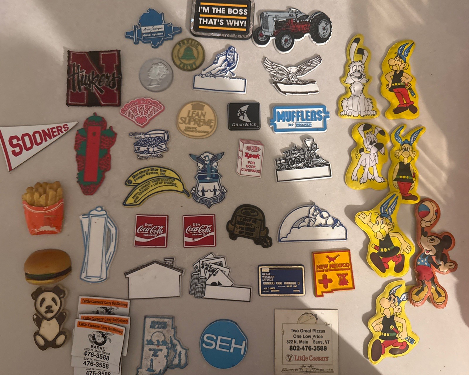 Vintage lot Of Fridge Magnets Funny lot Of 44 Vintage lot Of Fridge Magnets Funny lot Of 44