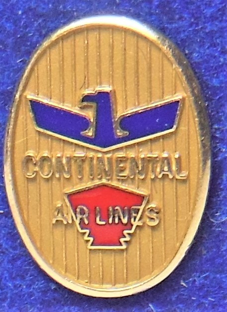 ✈️ Vtg. Continental Airlines 10K employee service award Tie/Lapel screw back pin ✈️ Vtg. Continental Airlines 10K employee service award Tie/Lapel screw back pin