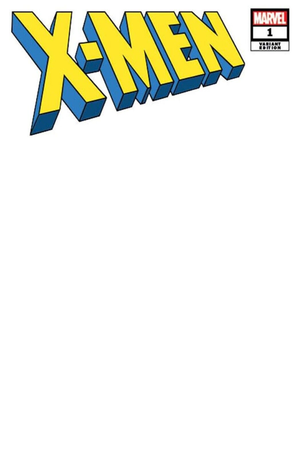 🔥✖️ X-MEN 1991 #1 FACSIMILE EDITION White Blank Sketch Exclusive Variant