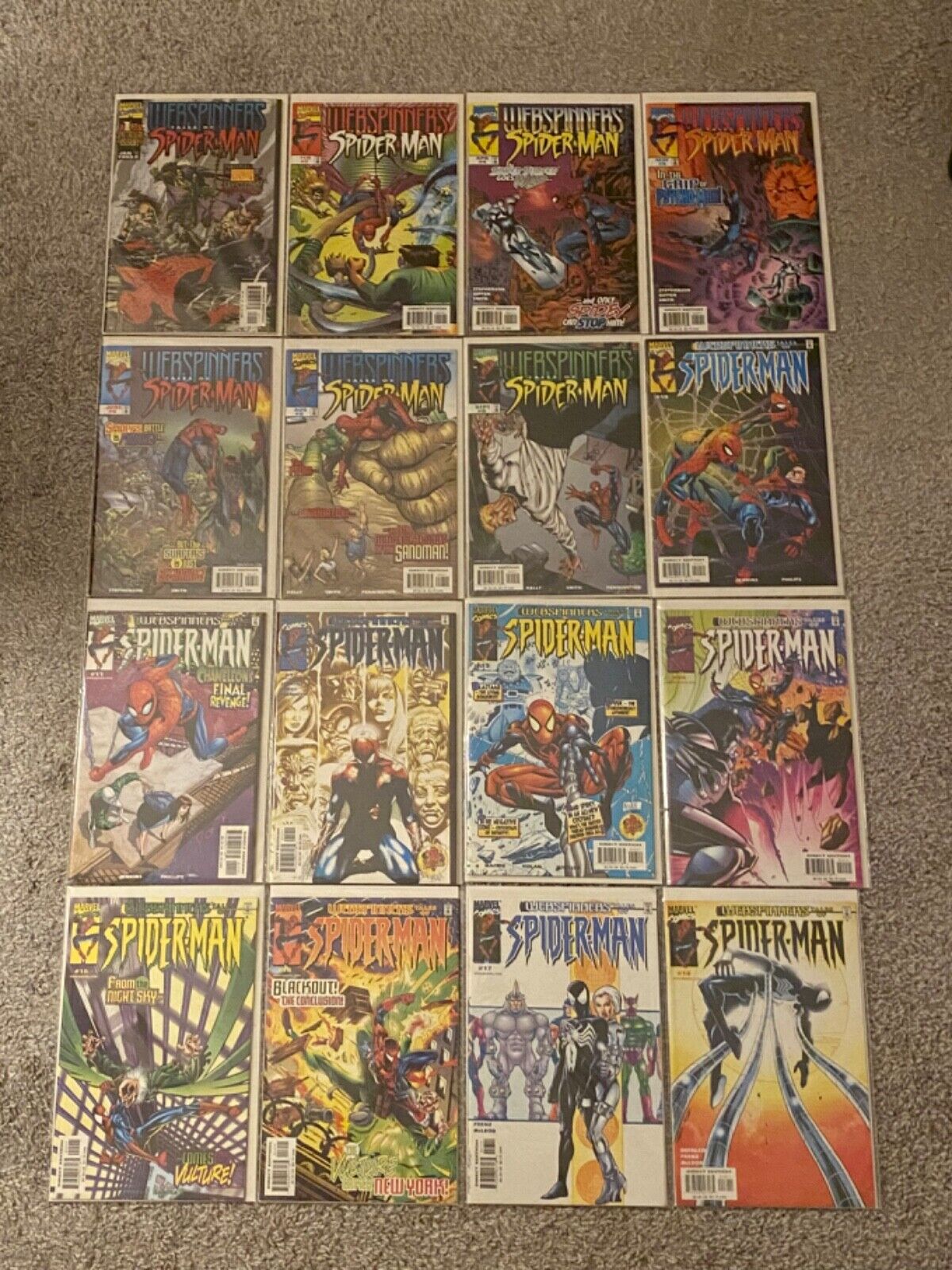 Webspinners: Tales of Spider-Man Lot | Missing #3 and #7 VG