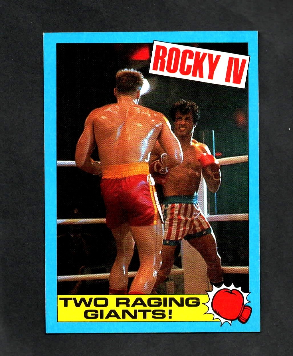 1985 Topps Rocky IV Picture Cards TWO RAGING GIANTS #46 CLEAN SHARP 1985 Topps Rocky IV Picture Cards TWO RAGING GIANTS #46 CLEAN SHARP
