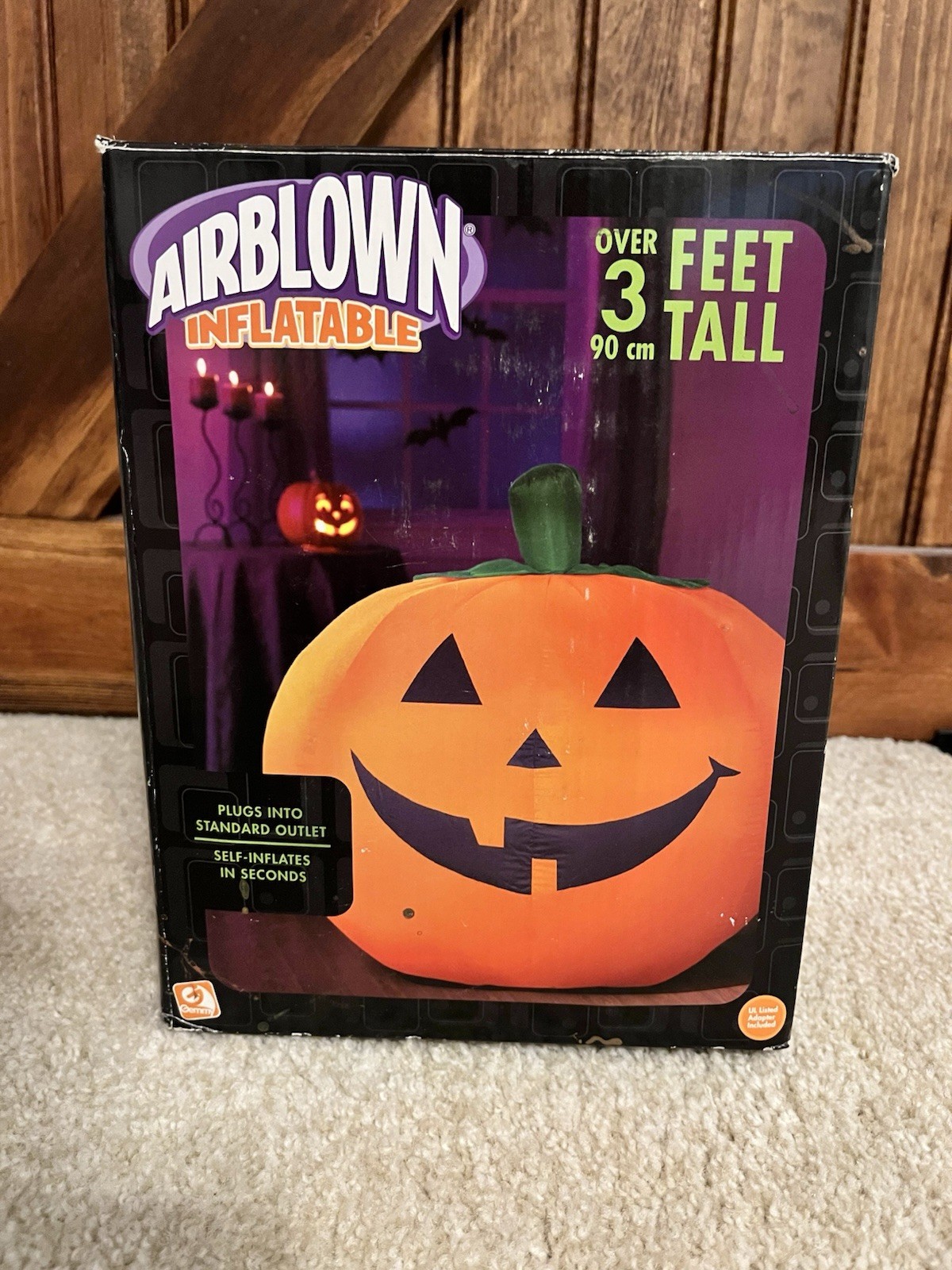 Gemmy Airblown Inflatable3 ft Pumpkin Halloween Decor Gemmy Airblown Inflatable3 ft Pumpkin Halloween Decor