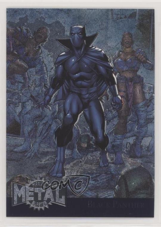 2015 Marvel Fleer Retro 1995 Fleer Metal Blaster Black Panther #2 8b4