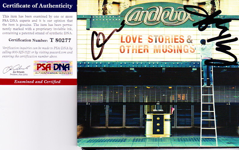 CANDLEBOX signed autographed CD Love Stories & Other Musings PSA DNA NEW Kevin 