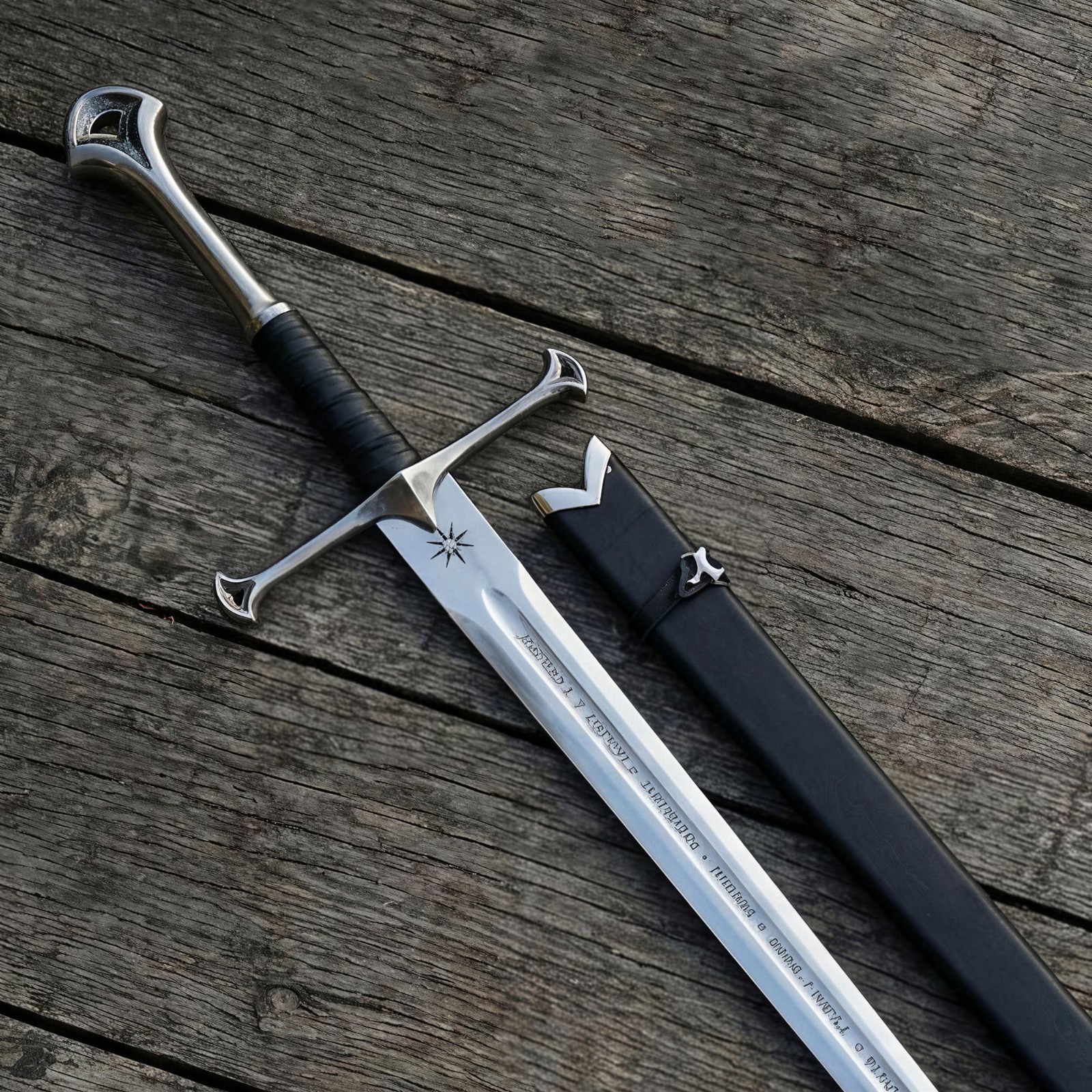 Anduril Narsil Sword King Elessar Steel Replica Lord of the Rings Hand Forged Anduril Narsil Sword King Elessar Steel Replica Lord of the Rings Hand Forged